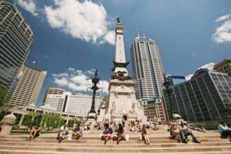 Attractions Monument Circle low5