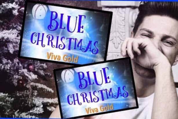 Blue Christmas by Viva Gold