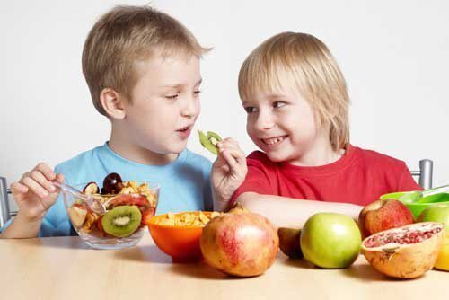 Encouraging children to snack on fruit rather than chocolate cakes or biscuits is an easy way to reduce the sugar in their diet