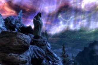 Free Use Skyrim Nigt sky