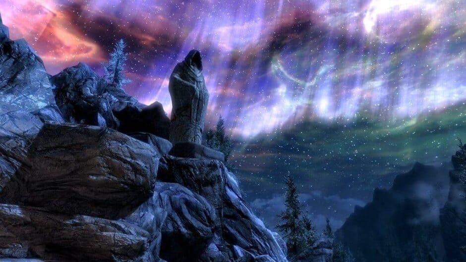 Free Use Skyrim Nigt sky