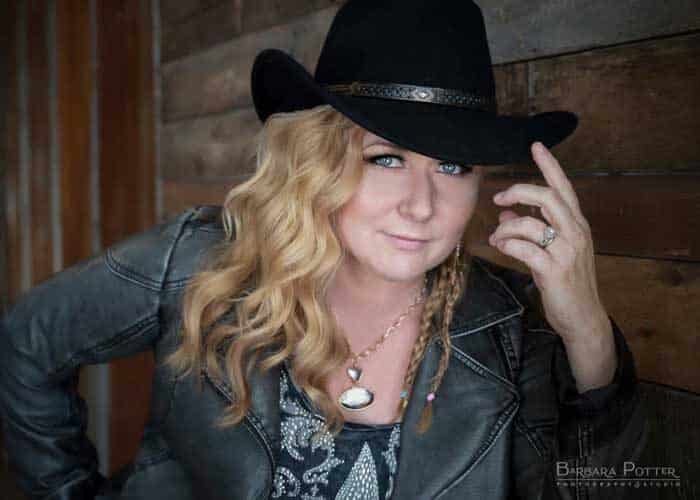 Jessica Lynne Witty Black Cowboy Hat