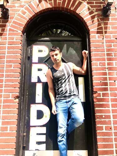 Joey in front of Stonewall Inn9