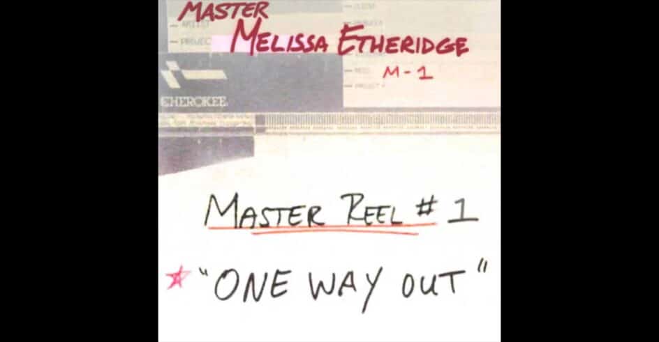 Melissa Etheridge One Way Out