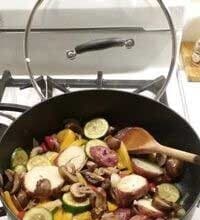 Peppers Mushrooms Onions Potatoes Saute for Anders