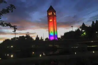 Pride Clock Tower CREDIT BLAINE STUM7