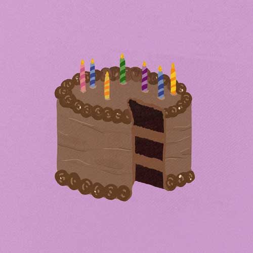 Teen Idle Birthday Cake Artwork