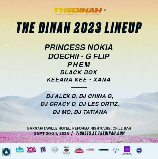 The Dinah 2023 Lineup