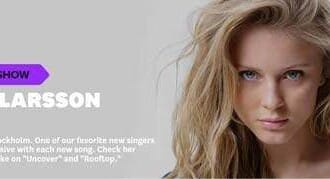 ZARA LARSSON veveo banner