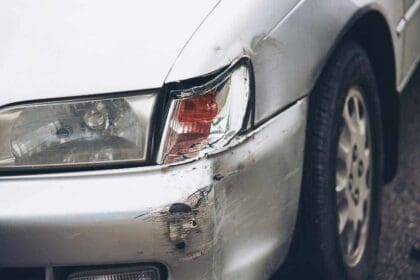car damage road accident car insurance