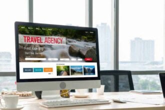 online travel agency website modish search travel planning