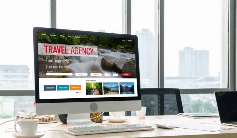 online travel agency website modish search travel planning