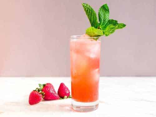 vodka cocktails strawberry mint vicky wasik