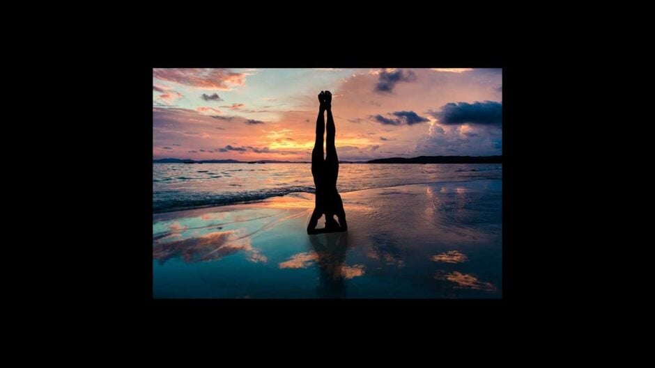 yoga stand in hands silhouette 2149407 640