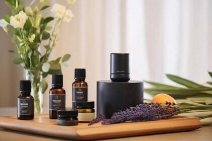 a collection of aromatic essential oils