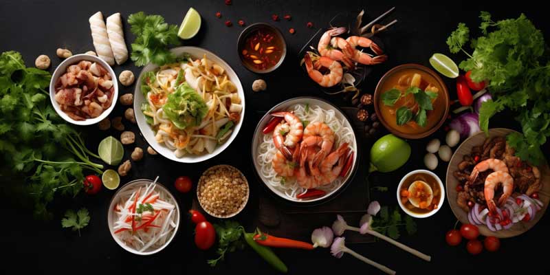 Traditional Thai food