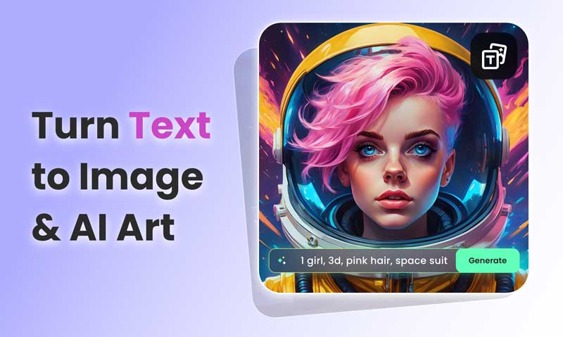 Turn Text to Image AI Art