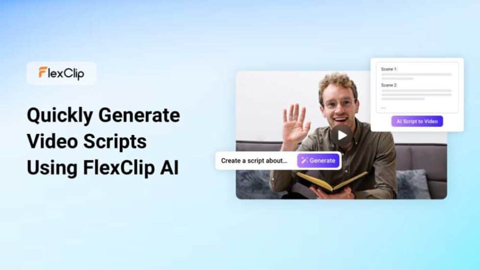 flexclip ai video script scaled