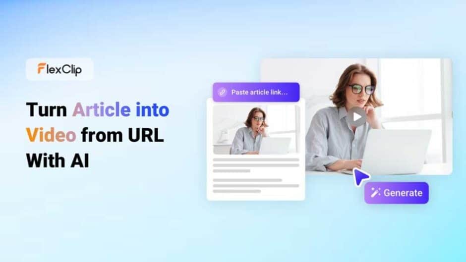flexclip article to video scaled