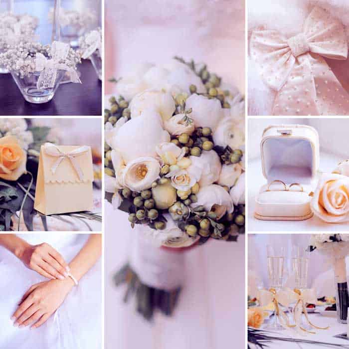 wedding collage