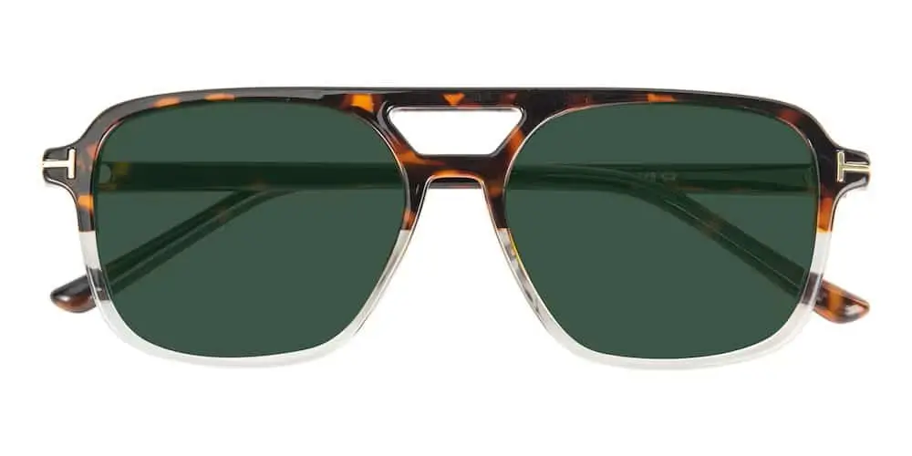 Antioch Aviator Tortoise Sunglasses