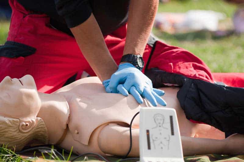 CPR chest compressions