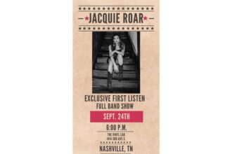 Jacquie Roar to Headline Free Full Band Show at The Vinyl Lab on September 24