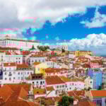 Lisbon, Portugal City Skyline