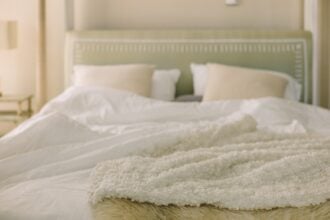 White Bed sheet